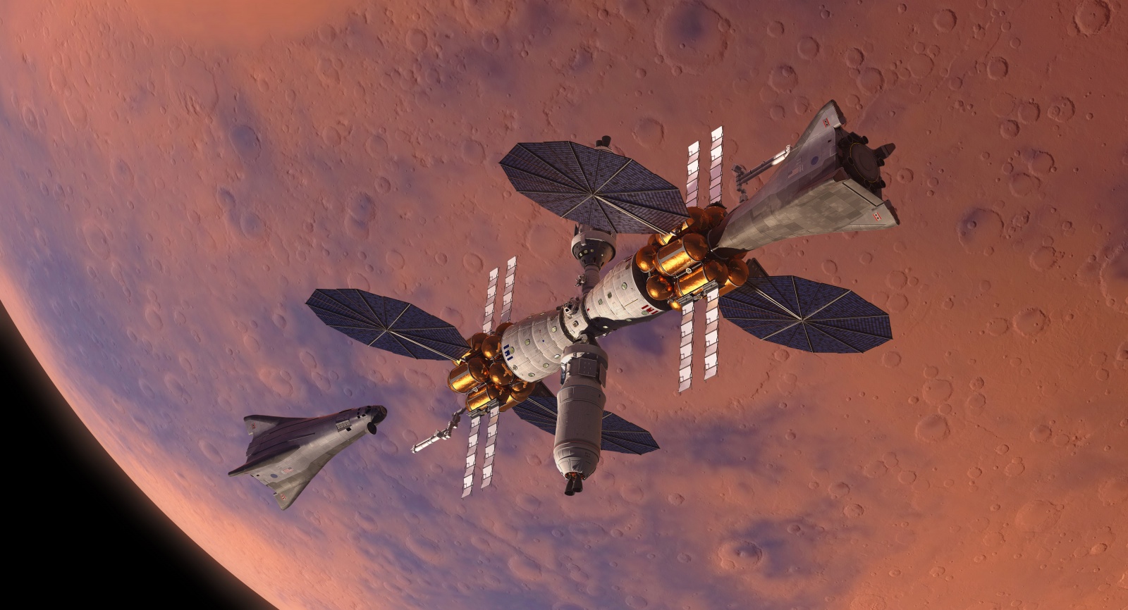 Lockheed Martin показала план марсианской орбитальной станции и спускаемого аппарата - 6